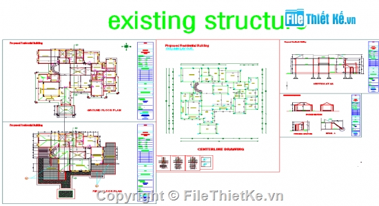 mẫu nhà ở,bản vẽ nhà ở,Bản vẽ nhà dân